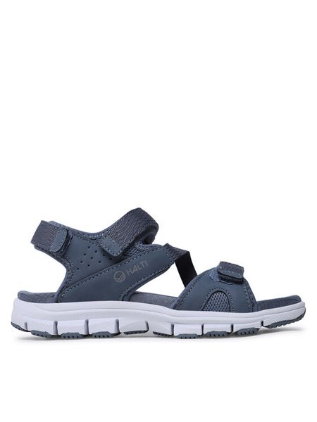 Halti Sandały Resa W Outdoor Sandal Niebieski. Niebieskie sandały HALTI, bez wzorów, z materiału, bez obcasa, na płaskiej podeszwie, bez zapięcia. Za 169,99 zł.