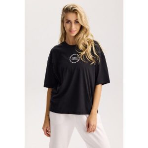 Damska koszulka sportowa Rough Radical Essential Fit Women. Czarne koszulki sportowe ROUGH RADICAL, bez wzorów, bez ramiączek. Za 99,90 zł.