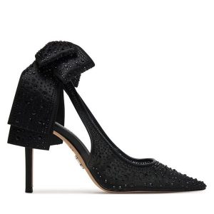 Szpilki Steve Madden. Czarne szpilki Steve Madden, bez wzorów, bez obcasa. Za 689,99 zł.