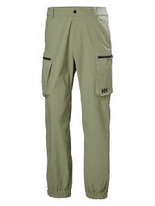 Helly Hansen Spodnie funkcyjne "Move" - Regular fit - w kolorze zielonym rozmiar: M. Zielone spodnie dresowe Helly Hansen, bez wzorów, z materiału, z podwyższonym stanem. Za 171,28 zł.