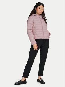 ONLY Kurtka przejściowa Tahia 15352020 Różowy Regular Fit. Czerwone kurtki ONLY, xl, bez wzorów, z syntetyku, bez kaptura. Za 199,99 zł.