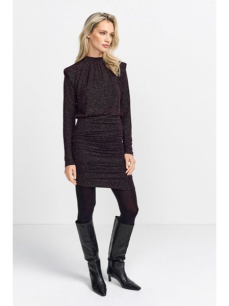 Rich & Royal Sukienka w kolorze czarnym rozmiar: M. Czarne sukienki Rich & Royal, m, bez wzorów, bez kołnierzyka, bez ramiączek, mini. Za 264,15 zł.