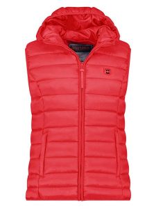 ANAPURNA Kamizelka pikowana "Vakitalana" w kolorze czerwonym rozmiar: XXL. Czerwone kamizelki ANAPURNA, xxl, bez wzorów, bez kołnierzyka, bez ramiączek, bez kaptura. Za 126,99 zł.