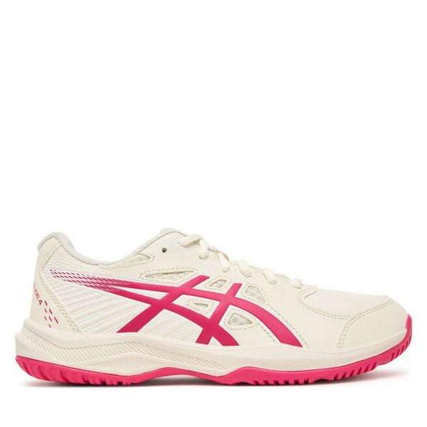 Buty do tenisa Asics. Szare buty sportowe ASICS, bez wzorów, bez zapięcia, tenisowe. Za 249,99 zł.