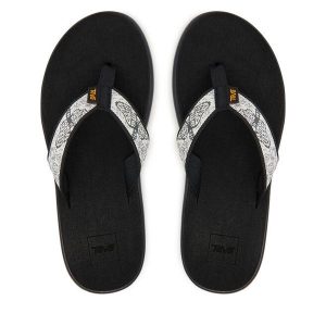 Japonki Teva. Szare klapki Teva, bez wzorów, bez obcasa. Za 189,99 zł.