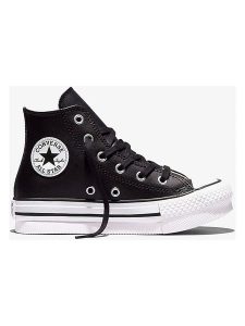 Converse Skórzane sneakersy "Converse Chuck Taylor All Star Lift" w kolorze czarnym rozmiar: 36. Czarne trampki Converse, bez wzorów, za kostkę, bez zapięcia. Za 179,95 zł.