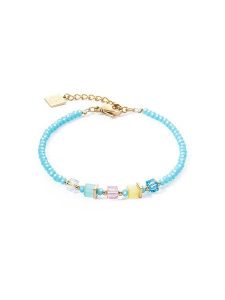 COEUR DE LION Bransoletka z kryształami Swarovski rozmiar: onesize. Niebieskie bransoletki COEUR DE LION, z kryształem, szklane. Za 130,99 zł.