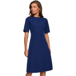 Stylove Sukienka w kolorze granatowym rozmiar: S. Niebieskie sukienki Stylove, s, bez wzorów, bez kołnierzyka, bez ramiączek, midi. Za 184,99 zł.