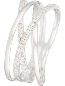 CARATELLI Złoty pierścionek "Lanao" z diamentami rozmiar: 56. Szare pierścionki CARATELLI, z diamentem, złote. Za 1 777,45 zł.