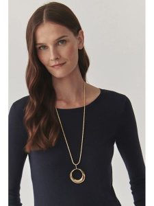 TATUUM Pozłacany naszyjnik z zawieszką - dł. 80 cm rozmiar: onesize. Żółte naszyjniki Tatuum, metalowe. Za 87,19 zł.