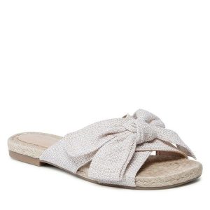 Espadryle Jenny Fairy. Brązowe espadryle Jenny Fairy, bez wzorów, bez obcasa. Za 55,99 zł.