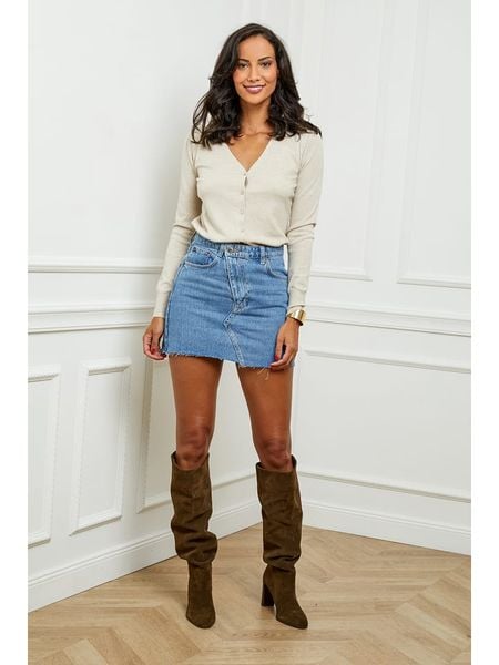 Soft Cashmere Kardigan w kolorze beżowym rozmiar: 34/36. Brązowe kardigany Soft Cashmere, z kaszmiru. Za 124,95 zł.