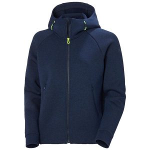 Damska kurtka wodoodporna Helly Hansen HP Ocean FZ 2.0. Niebieskie kurtki Helly Hansen, bez wzorów, bez kaptura. W wyprzedaży za 512,50 zł.