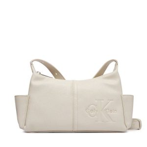 Torebka Calvin Klein. Białe torebki klasyczne Calvin Klein, bez wzorów, bez dodatków. Za 409,99 zł.