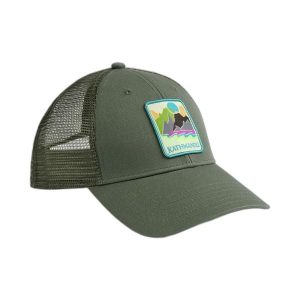 Czapka Trucker Kathmandu Low V2. Brązowe czapki KATHMANDU, bez wzorów, z bawełny, klasyczne. Za 125,50 zł.