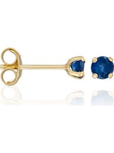 OR ÉCLAT Złote kolczyki-wkrętki "Little blue" z szafirami rozmiar: onesize. Niebieskie kolczyki OR ÉCLAT, z szafirem, złote. Za 282,99 zł.