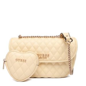 Torebka Guess. Żółte torebki klasyczne Guess, z aplikacjami, bez dodatków. Za 589,99 zł.