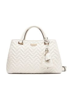Guess Torebka Melisandra HWQG96 53070 Écru. Torebki klasyczne Guess, z aplikacjami, ze skóry, bez dodatków. Za 549,99 zł.