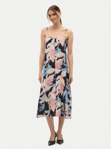 Vero Moda Sukienka letnia Josie 10303398 Czarny Regular Fit. Czarne kombinezony Vero Moda, na lato, xl, bez wzorów, z wiskozy, bez kołnierzyka, bez ramiączek. Za 99,99 zł.
