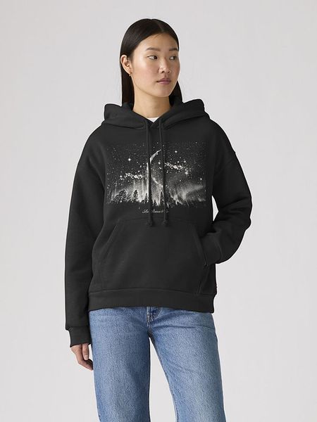 Levi's Bluza w kolorze czarnym rozmiar: M. Czarne bluzy Levi's®, m, bez wzorów, z bawełny, z kapturem. Za 169,95 zł.