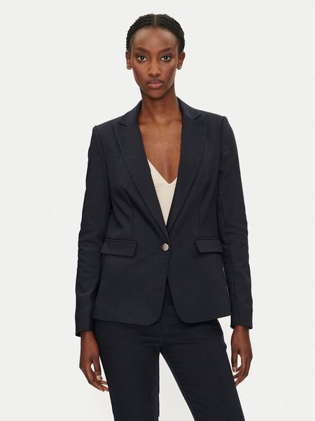 Morgan Marynarka 222-VLIME.F Granatowy Regular Fit. Niebieskie marynarki i żakiety Morgan, bez wzorów, z bawełny. Za 389,99 zł.