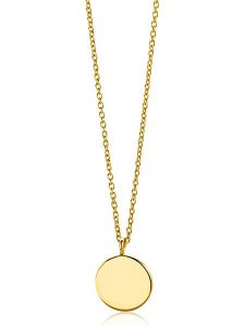 Diamant Exquis Złoty naszyjnik z zawieszką - dł. 43 cm rozmiar: onesize. Żółte naszyjniki Diamant Exquis, złote. Za 1 043,99 zł.