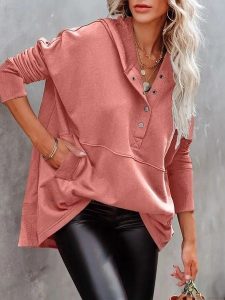 Milan Kiss Bluza w kolorze jasnoróżowym rozmiar: M. Różowe bluzy Milan Kiss, m, bez wzorów, bez kaptura. Za 248,58 zł.