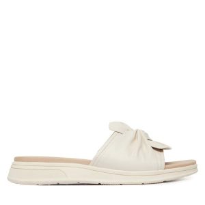 Klapki Caprice. Białe klapki Caprice, bez wzorów, bez obcasa. Za 339,99 zł.