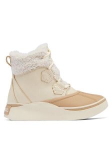 Sorel Śniegowce 2088131292 Beżowy. Brązowe buty zimowe Sorel, z materiału, bez obcasa, bez zapięcia. Za 459,99 zł.