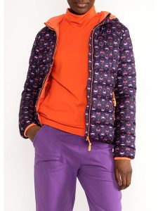 Blutsgeschwister Kurtka pikowana w kolorze fioletowym rozmiar: L. Różowe kurtki Blutsgeschwister, l, bez wzorów, z wiskozy, bez kaptura. Za 289,88 zł.