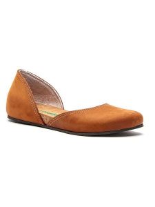 Comfortfusse Skórzane baleriny w kolorze brązowym rozmiar: 36. Brązowe balerinki Comfortfüße, bez wzorów, ze skóry, bez obcasa, bez zapięcia. Za 252,99 zł.