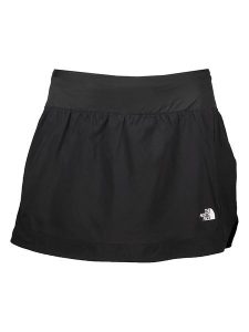 The North Face Spódnico-spodenki "Sunriser" w kolorze czarnym rozmiar: M. Czarne spodenki sportowe The North Face, m, bez wzorów, outdoorowe. Za 184,02 zł.