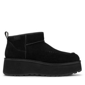 Śniegowce Ugg. Czarne buty zimowe Ugg, bez obcasa, bez zapięcia. Za 809,99 zł.