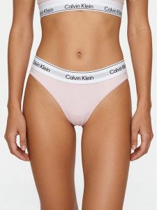 Calvin Klein Underwear Figi brazylijskie LV00QF8522 Różowy. Czerwone figi Calvin Klein Underwear, bez wzorów, z bawełny. Za 99,99 zł.