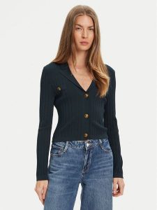 Guess Kardigan W5YR11 Z0130 Zielony Regular Fit. Zielone kardigany Guess, z wiskozy. Za 339,99 zł.