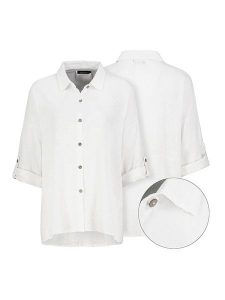 Eight2Nine Bluzka w kolorze białym rozmiar: M/L. Białe bluzki Eight2Nine, l, bez wzorów, bez kołnierzyka, bez ramiączek. Za 118,56 zł.