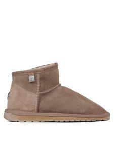 EMU Australia Śniegowce Platinum Slim Wp11875 Beżowy. Brązowe buty zimowe EMU Australia, ze skóry, bez obcasa, bez zapięcia. Za 591,59 zł.