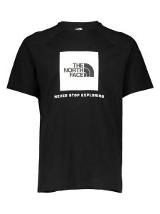 The North Face Koszulka w kolorze czarnym rozmiar: S. Czarne bluzki The North Face, s, bez wzorów, z bawełny, bez kołnierzyka, bez ramiączek. Za 95,92 zł.