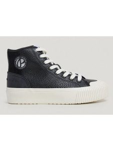 Pepe Jeans FOOTWEAR Sneakersy "Samoi" w kolorze czarnym rozmiar: 40. Czarne trampki Pepe Jeans FOOTWEAR, bez wzorów, z jeansu, za kostkę, bez zapięcia. Za 188,85 zł.