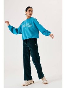 Garcia Bluza w kolorze niebieskim rozmiar: L. Niebieskie bluzy Garcia, l, bez wzorów, z bawełny, bez kaptura. Za 78,47 zł.