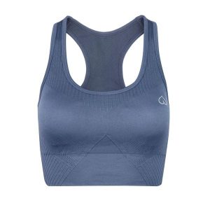 Stanik Sportowy BeShaped Femme Force Bezszwowy. Niebieskie biustonosze sportowe BESHAPED, bez wzorów, z nylonu. Za 179,00 zł.