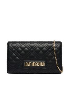 LOVE MOSCHINO Torebka JC4079PP0OLA0000 Czarny. Czarne torebki wieczorowe LOVE MOSCHINO, bez wzorów, ze skóry, bez dodatków. Za 609,99 zł.