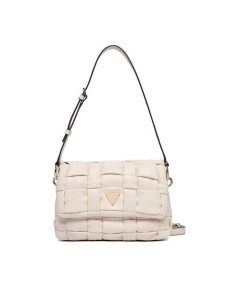 Guess Torebka Marion HWWG80 72190 Écru. Torebki klasyczne Guess, z aplikacjami, ze skóry, bez dodatków. Za 379,99 zł.