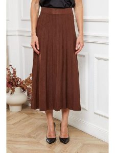 Joséfine Spódnica "Boniz" w kolorze jasnobrązowym rozmiar: M. Brązowe spódnice Joséfine, na co dzień, m, bez wzorów, maxi. Za 188,40 zł.