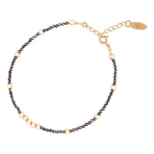 Wyjątkowa Srebrna Bransoletka - srebro 925, Spinel. Szare bransoletki marki W.KRUK. Za 119,00 zł.