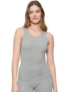 Triumph Wełniany top w kolorze szarym rozmiar: L. Szare topy Triumph, l, bez wzorów, z wełny, bez kołnierzyka, bez ramiączek. Za 91,34 zł.