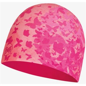 Czapka BUFF Polar & Ecostretch Beanie Butterfly. Czerwone czapki Buff, bez wzorów, z polaru, sportowe. W wyprzedaży za 71,94 zł.