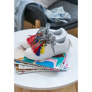 Białe Buty Sportowe Sweet Fantasy. Buty sportowe marki Born2be. Za 49,99 zł.