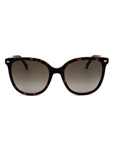 Carolina Herrera Damskie okulary przeciwsłoneczne w kolorze brązowo-oliwkowym rozmiar: 55. Brązowe okulary przeciwsłoneczne Carolina Herrera. Za 309,95 zł.