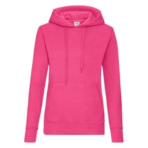 Bluza Damska Z Kapturem. Czerwone bluzy FRUIT OF THE LOOM, xl, bez wzorów, z kapturem. Za 83,99 zł.